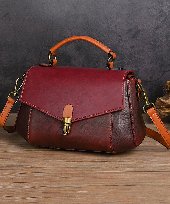 Mulberry Leather Messenger Bag Calf Leather Zipper Closure - OutfitLondon
