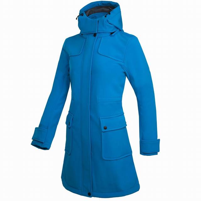 Rainproof Ladies Coat With Hood And Zip - OutfitLondon