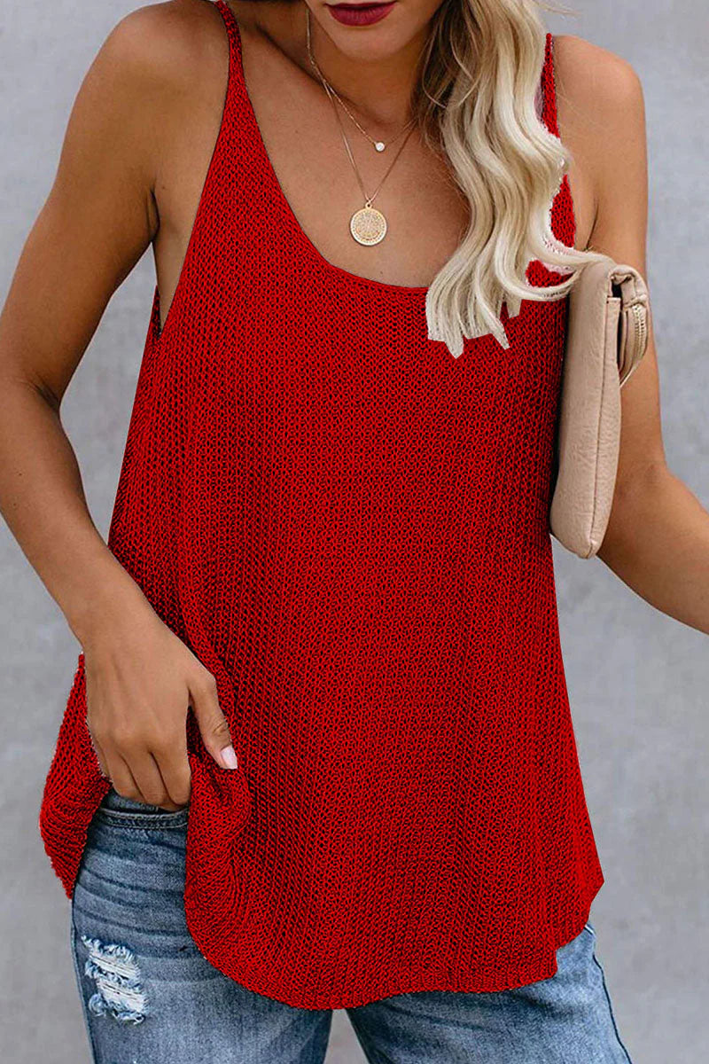 Neyla Top | Soft Crew Neck Tank Top