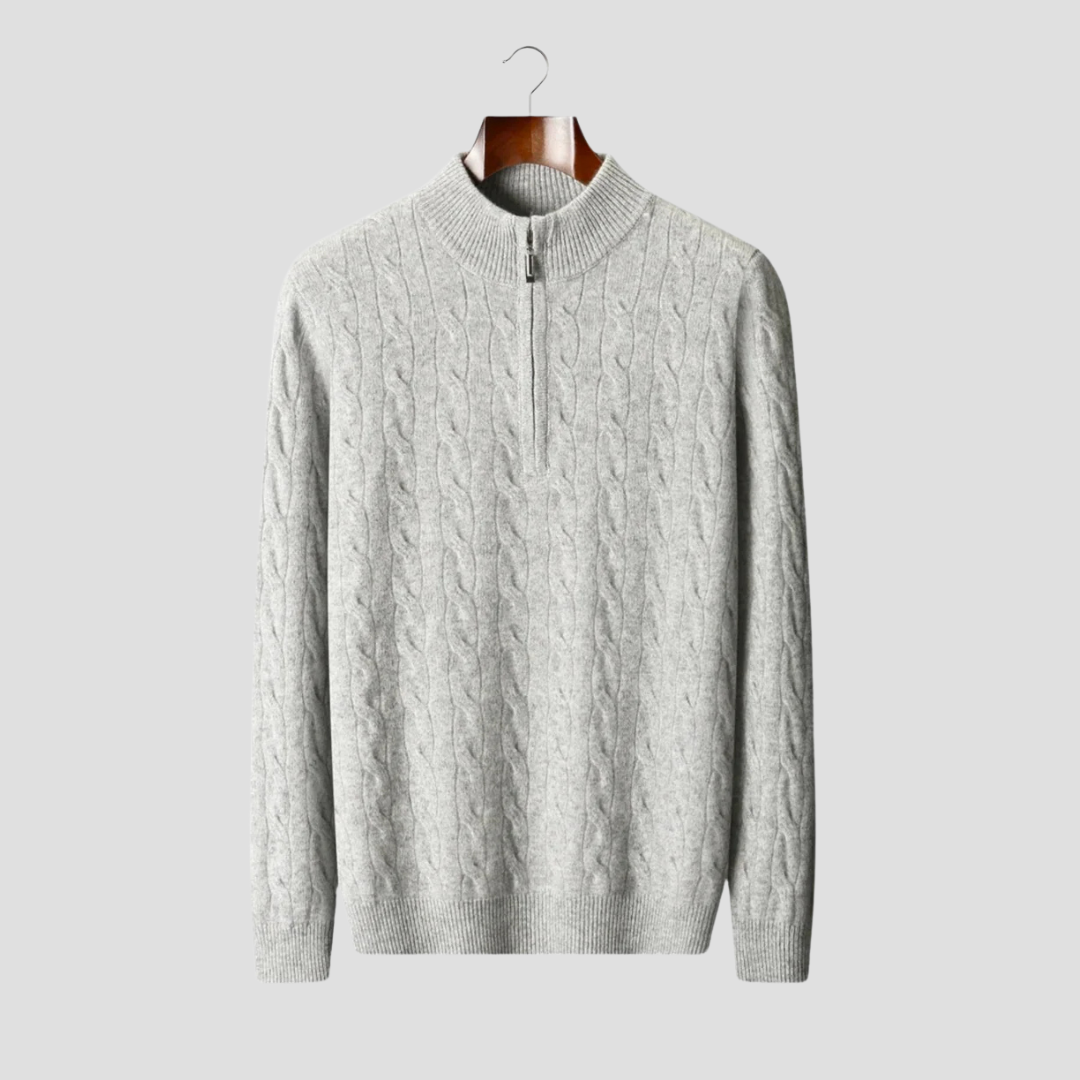 Warm Cable Knit Mens Sweater