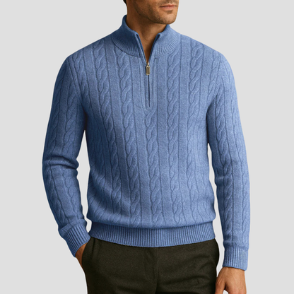 Warm Cable Knit Mens Sweater