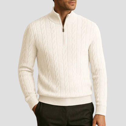 Warm Cable Knit Mens Sweater