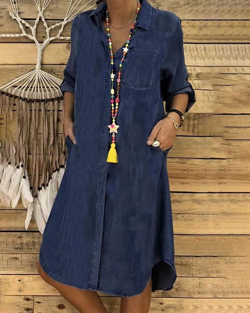 Nicole Dress | Casual Summer Denim Dress