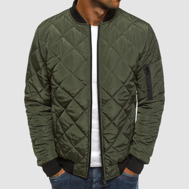 Lightweight Fall Bomber Jacket for Men with Insulation