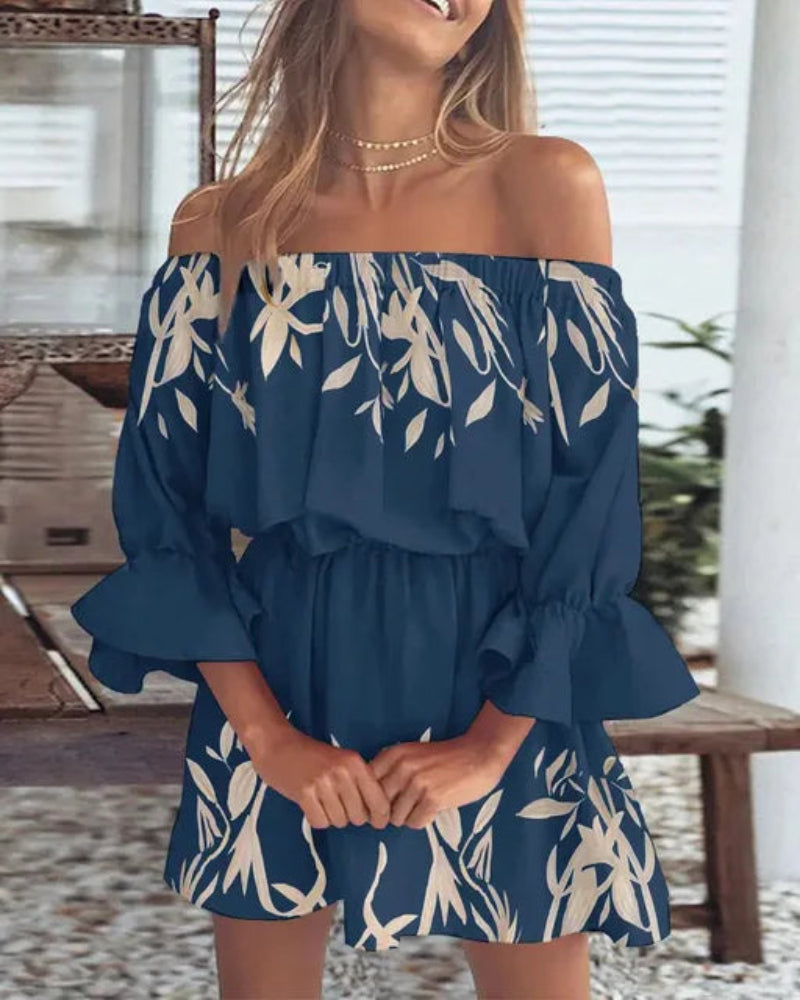 Bright Sleeveless Summer Women's Dress - OutfitLondon