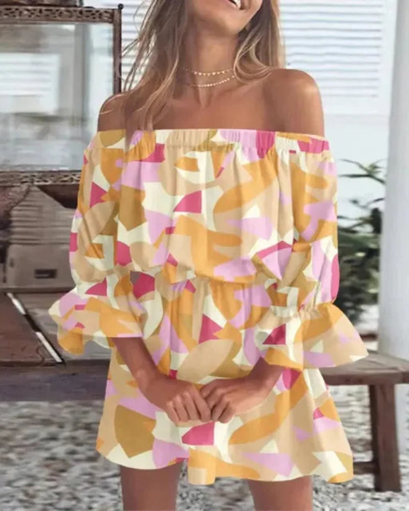 Bright Sleeveless Summer Women's Dress