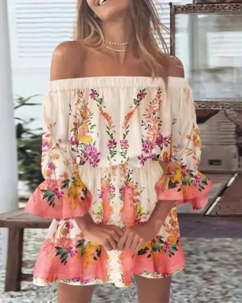 Bright Sleeveless Summer Women's Dress