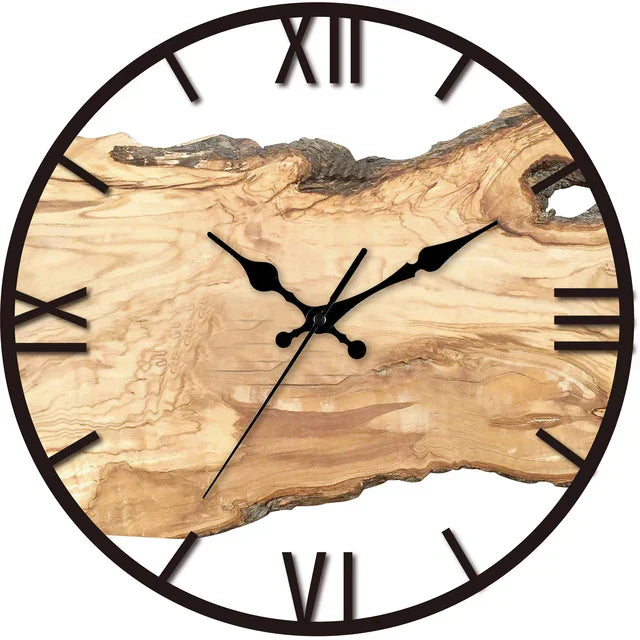Sleek Silver Contemporary Wall Clock