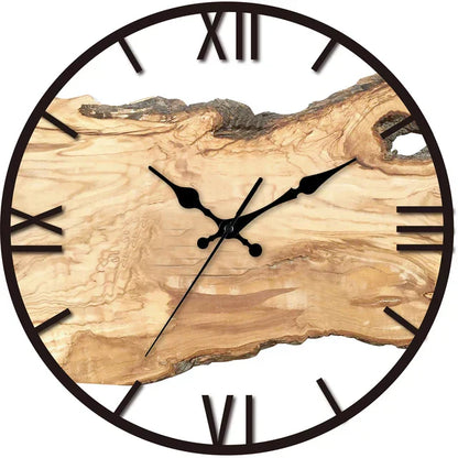 Sleek Silver Contemporary Wall Clock