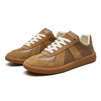 Classic Vintage Sneakers with Thick Cushioning