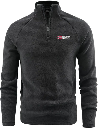 Men's Fleece Zip Up Sweater