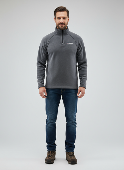 Men's Fleece Zip Up Sweater
