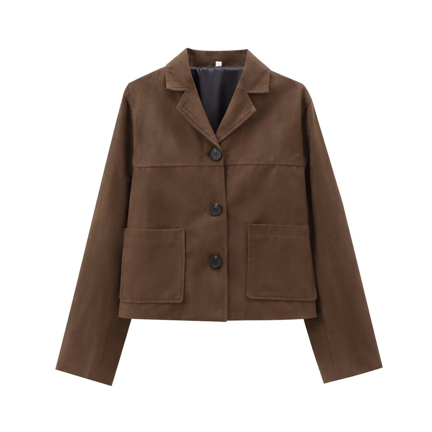 Leni | Big Suede Coat in Urban Chic Style