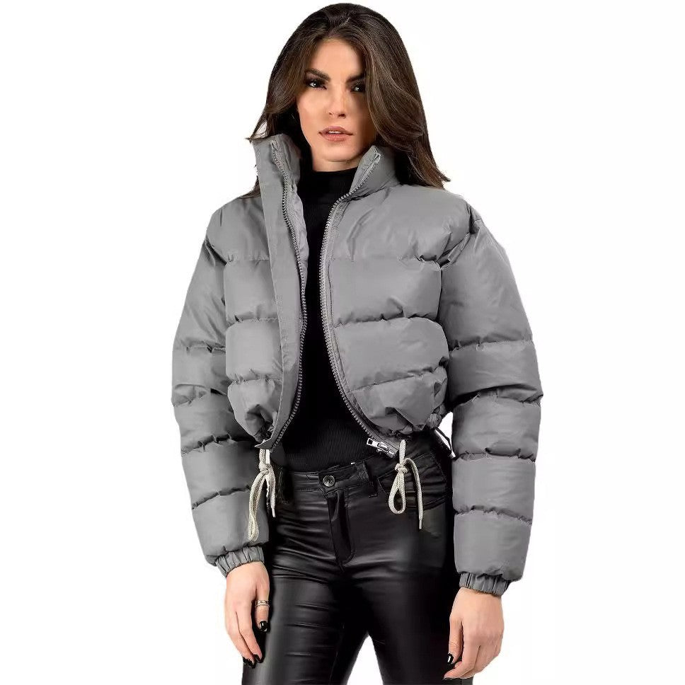 Premium Short Padded Ladies Jacket with Fit Waist