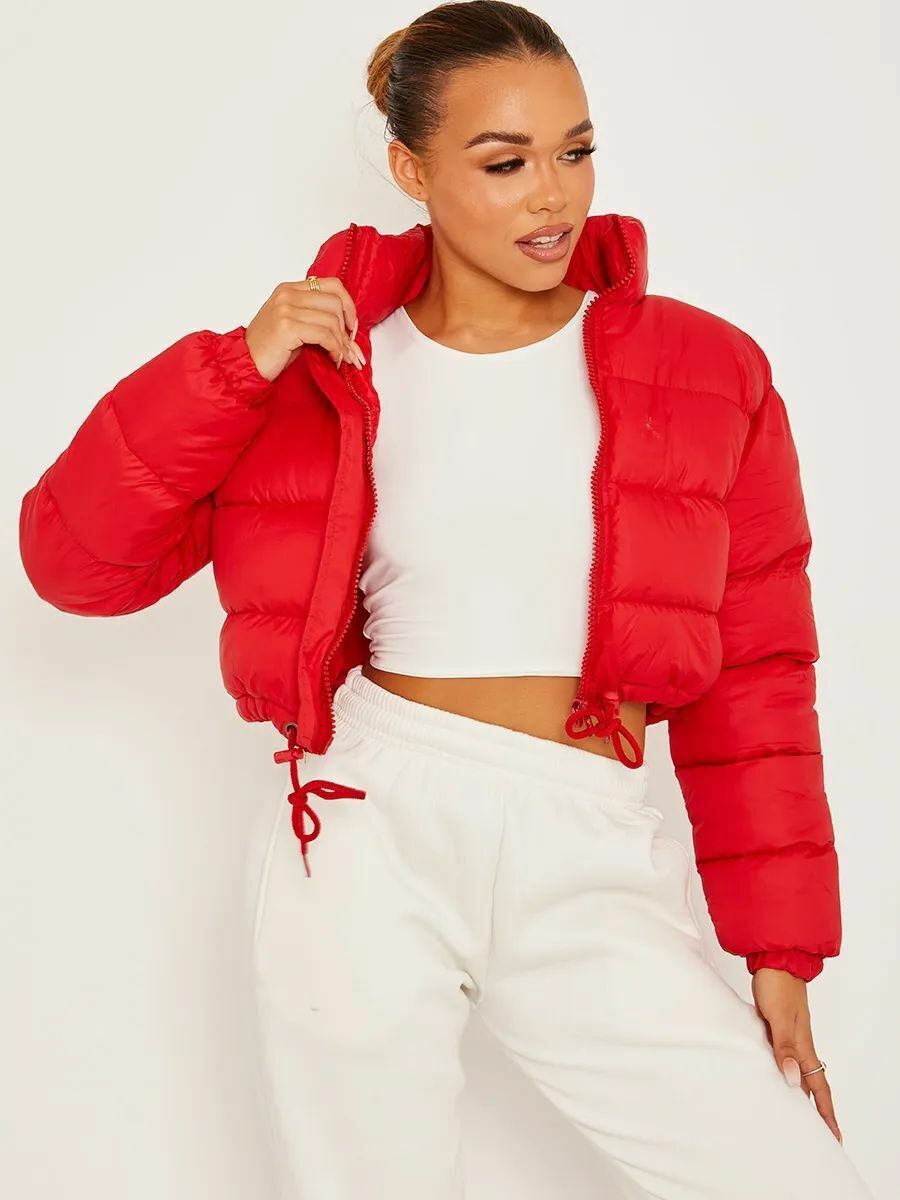 Premium Short Padded Ladies Jacket with Fit Waist