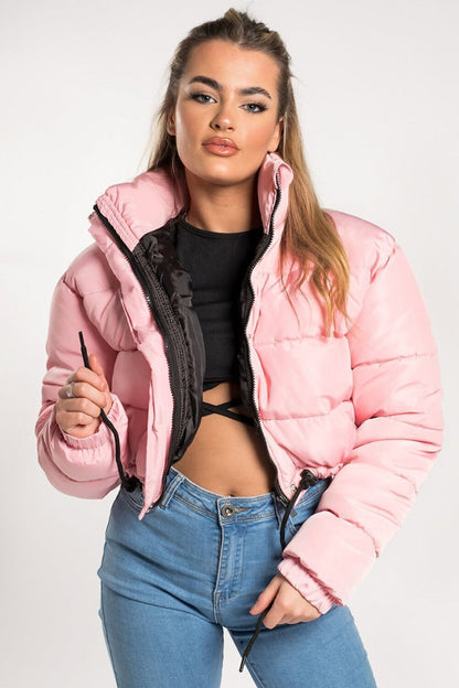 Premium Short Padded Ladies Jacket with Fit Waist