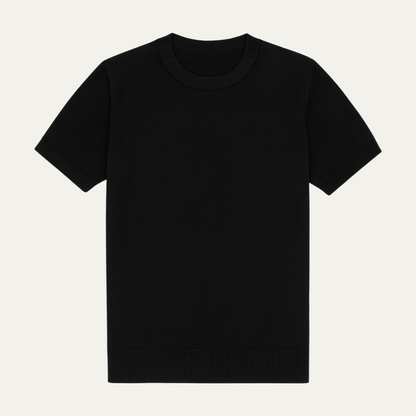 Slim Fit Men's Cashmere Short Sleeve Shirt