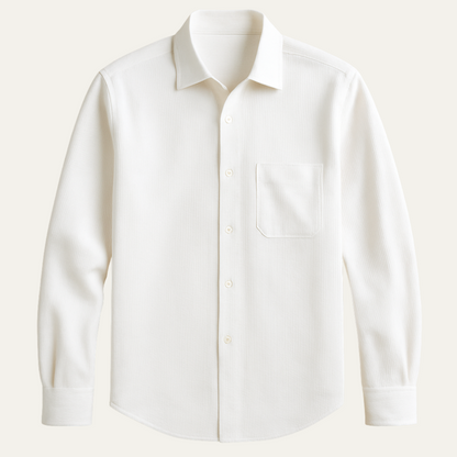 Classic Fit Italian Mens Dress Shirt - Business Casual Style