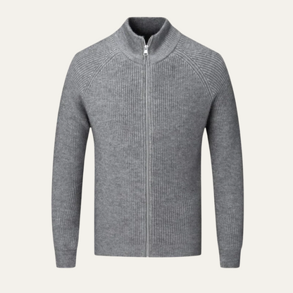 Men's Thick Zip Up Sweater Cardigan