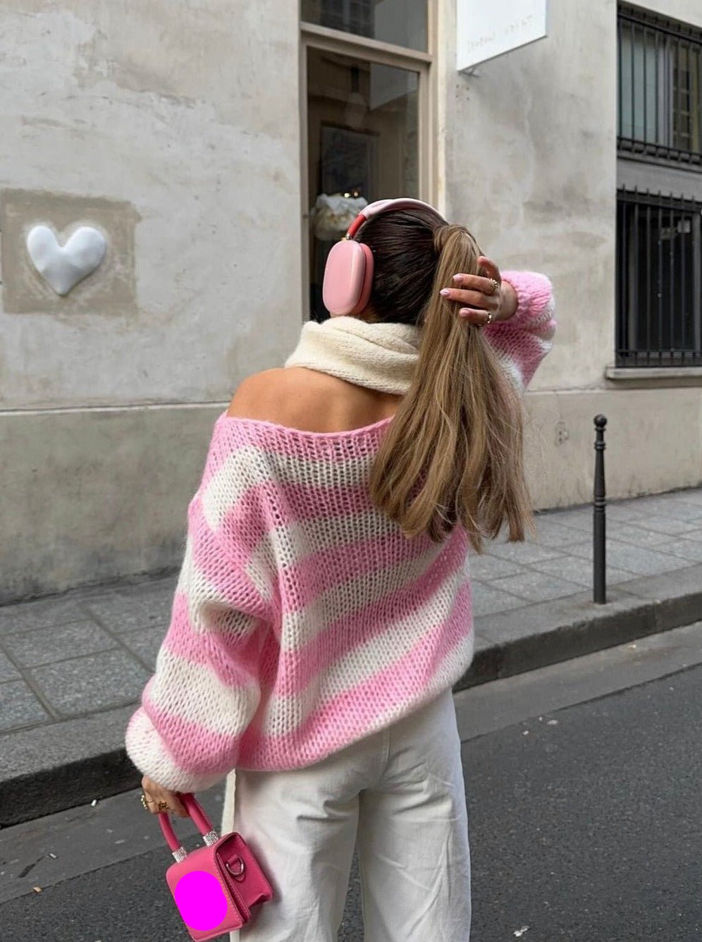 Cozy Large Knit Sweater for Women