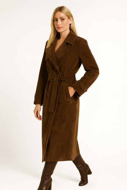 Classic Long Womens Trench Coat