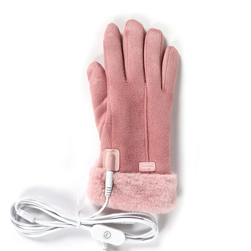 Warm Rechargeable Gloves with Adjustable Heat Setting - OutfitLondon