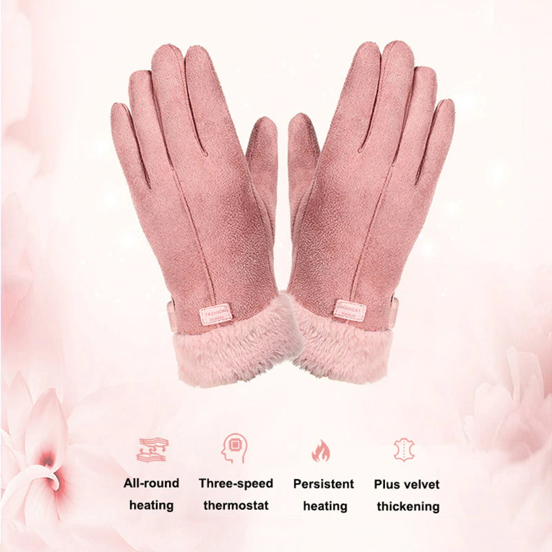 Warm Rechargeable Gloves with Adjustable Heat Setting
