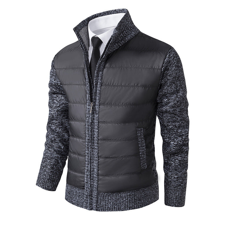 Stylish Quilted Water Resistant Hybrid Jacket