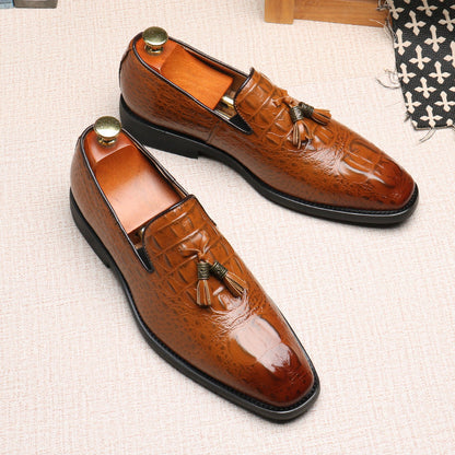 Premium Genuine Leather Slip On Shoes - OutfitLondon
