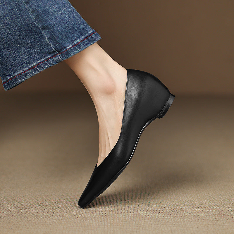 Real Leather Ballet Shoes
