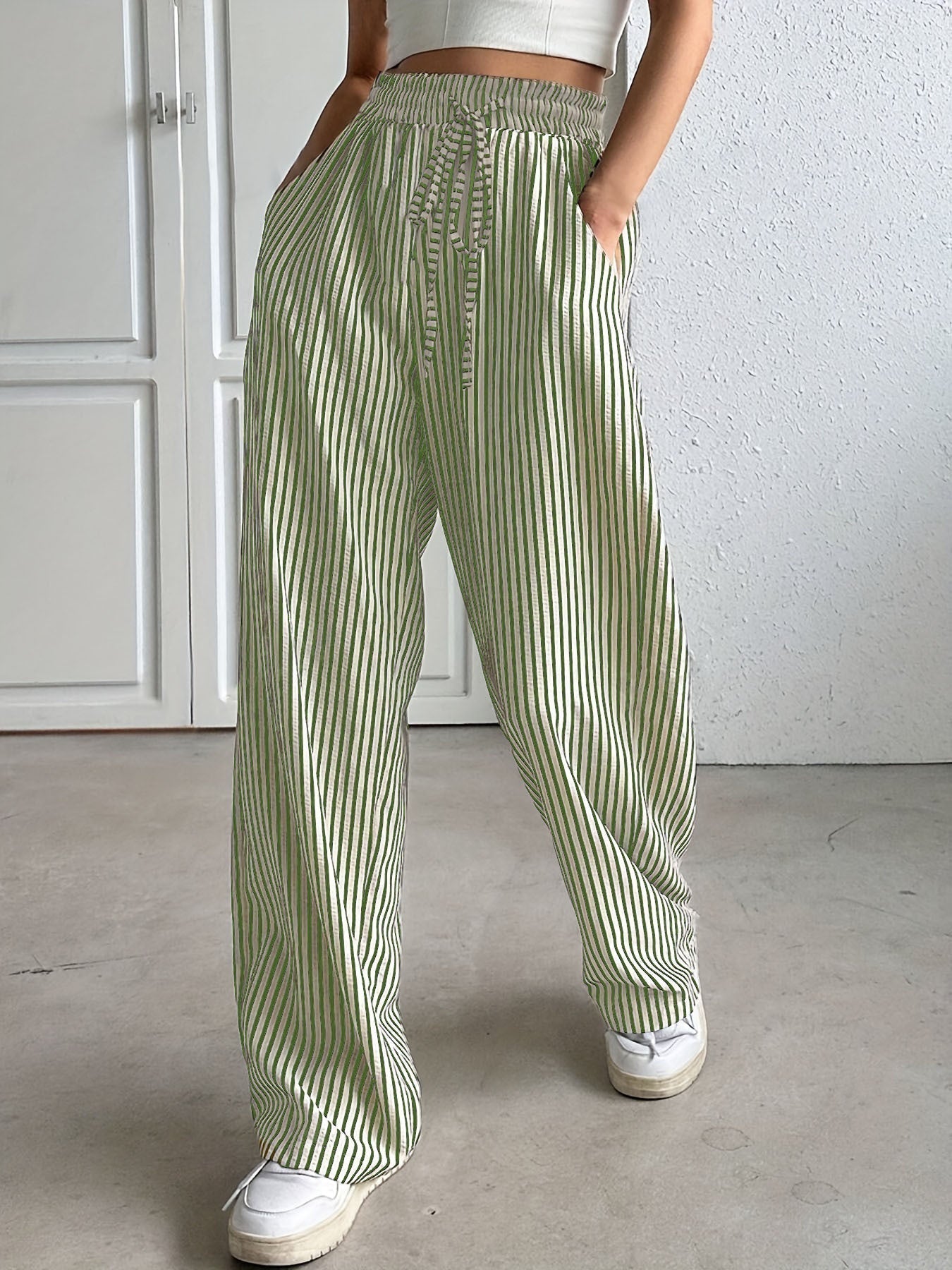 Casual Beachy Wide Leg Pants