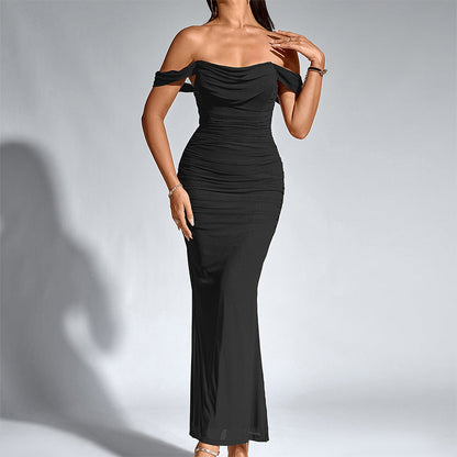 Chic Backless Mermaid Evening Gown