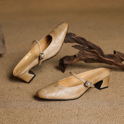 Authentic Leather Slide Shoes