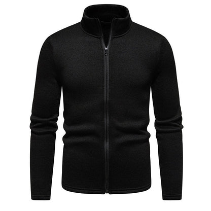Warm High Neck Full Zip Fleece Jacket