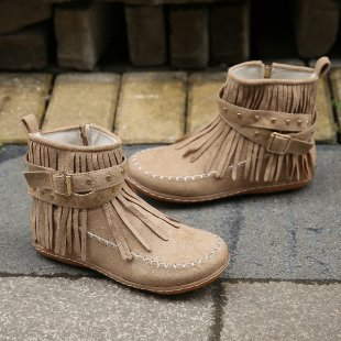 Fashionable Tassel Buckle Ankle Boots for Women - OutfitLondon