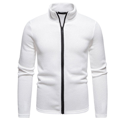 Warm High Neck Full Zip Fleece Jacket