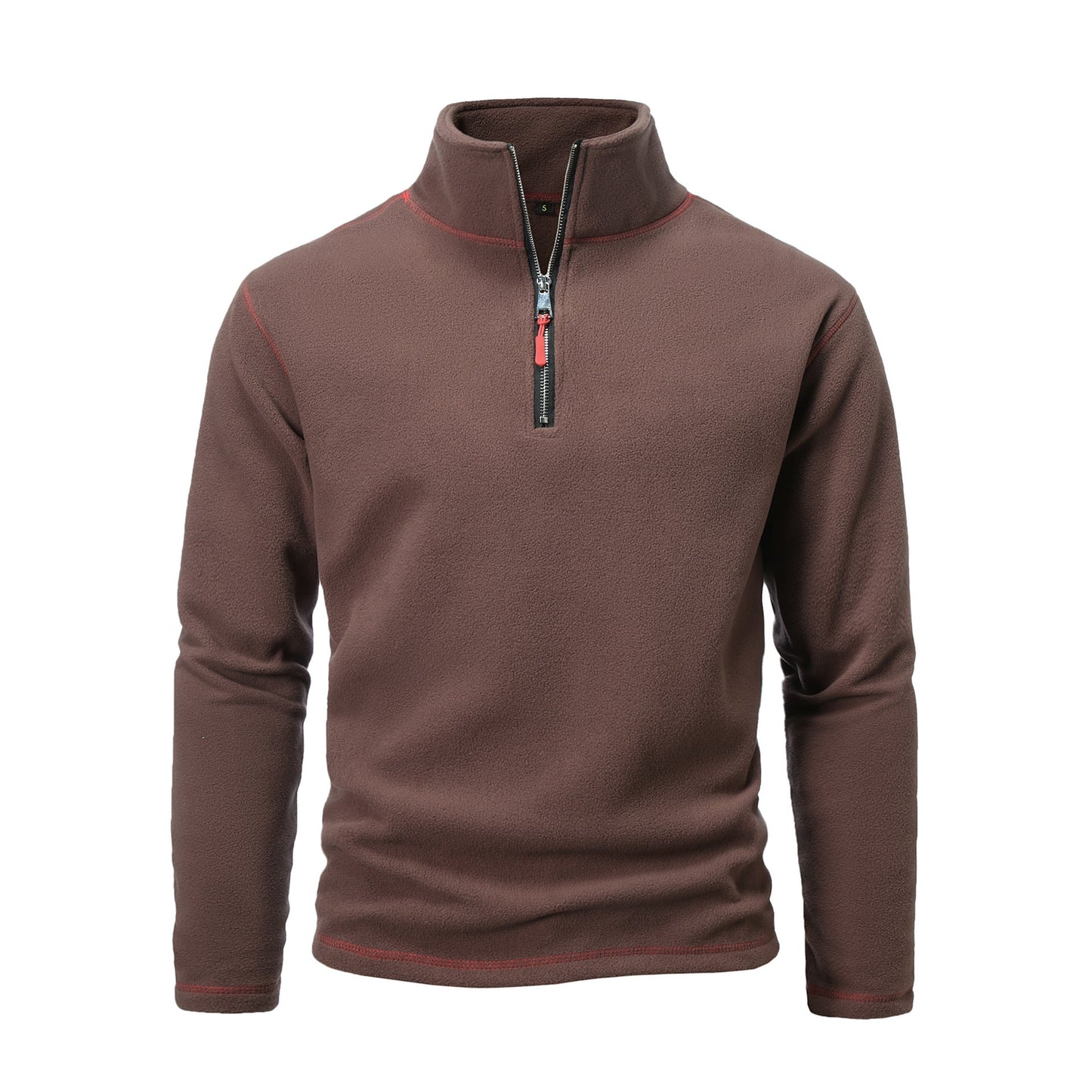 Warm Crew Neck Fleece Sweater