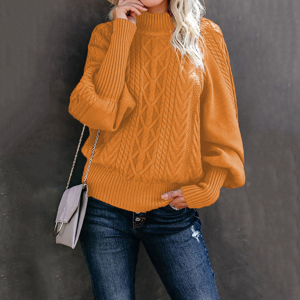 Warm Oversized Knit Women's Sweater