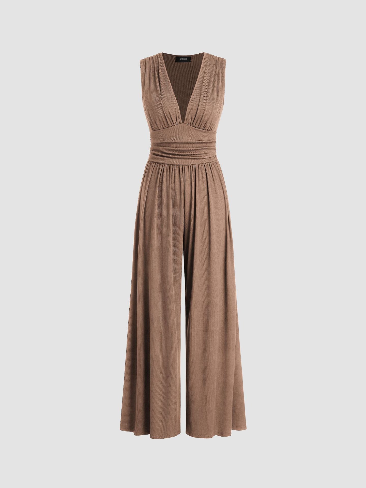 Stylish Sleeveless Wide Leg Romper