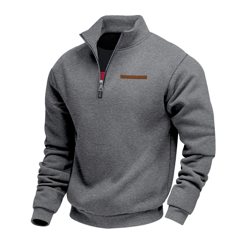 Men's Casual Quarter Zip Sweatshirt