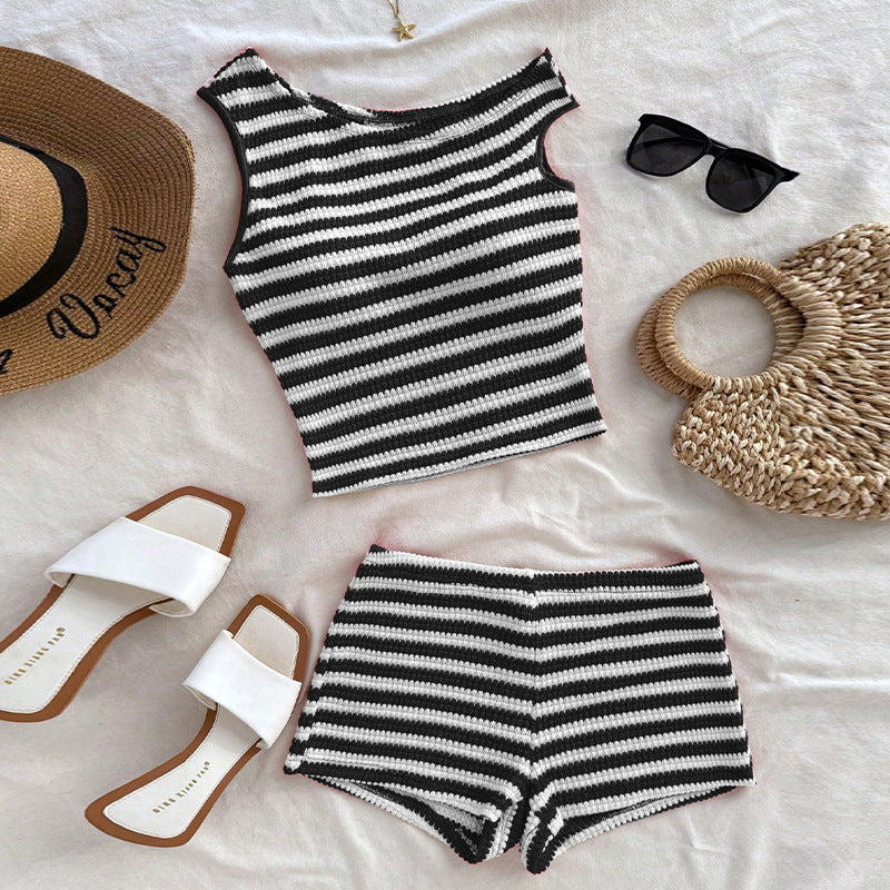 Soft Relaxed Fit Tank Top Loungewear Set