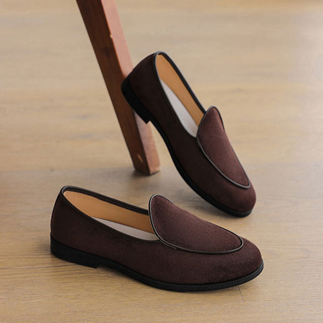 Luxurious Suede Slip On Shoes