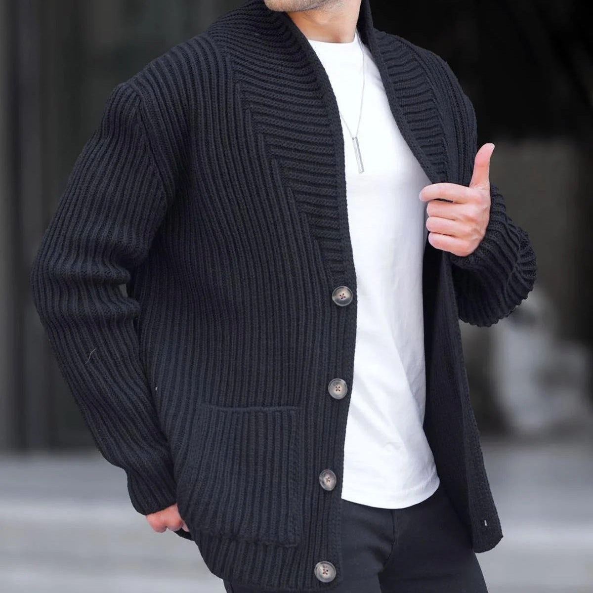 Trendy Open Front Long Cardigan Sweater