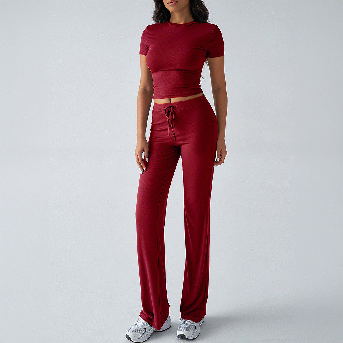 Casual Short Sleeve Loungewear Set