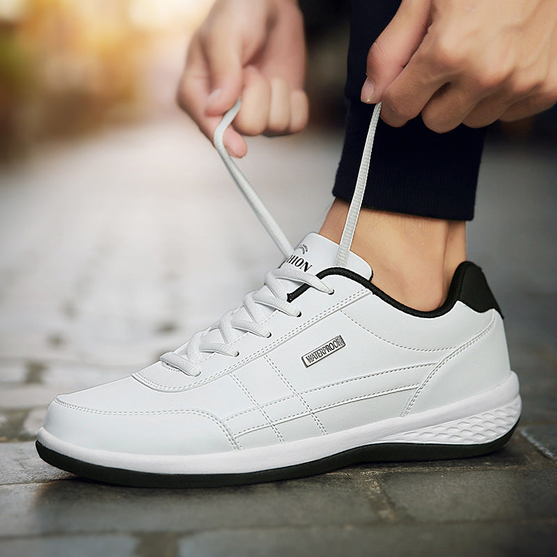 Comfortable Men's Lace-Up Running Shoes with Grip Soles