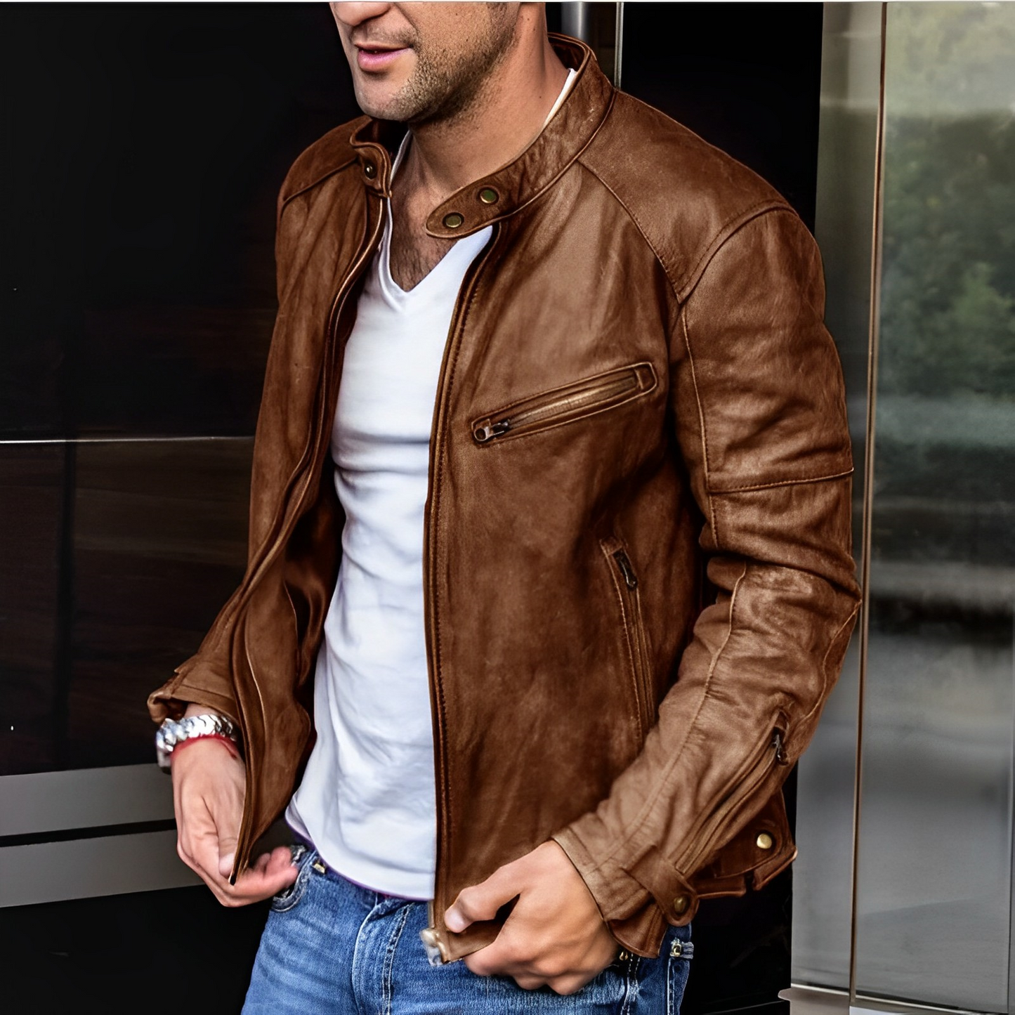 Premium All Year Round Leather Jacket