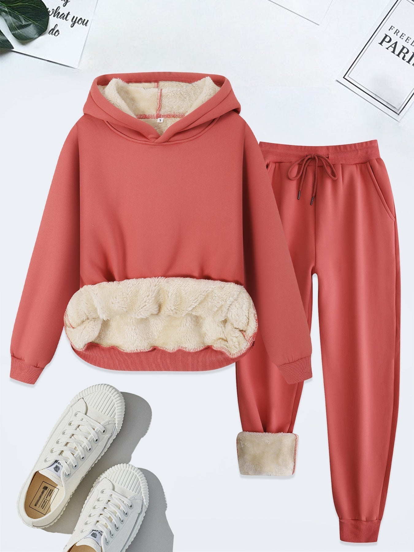 Soft Fleece Hoodie and Sweatpant Set