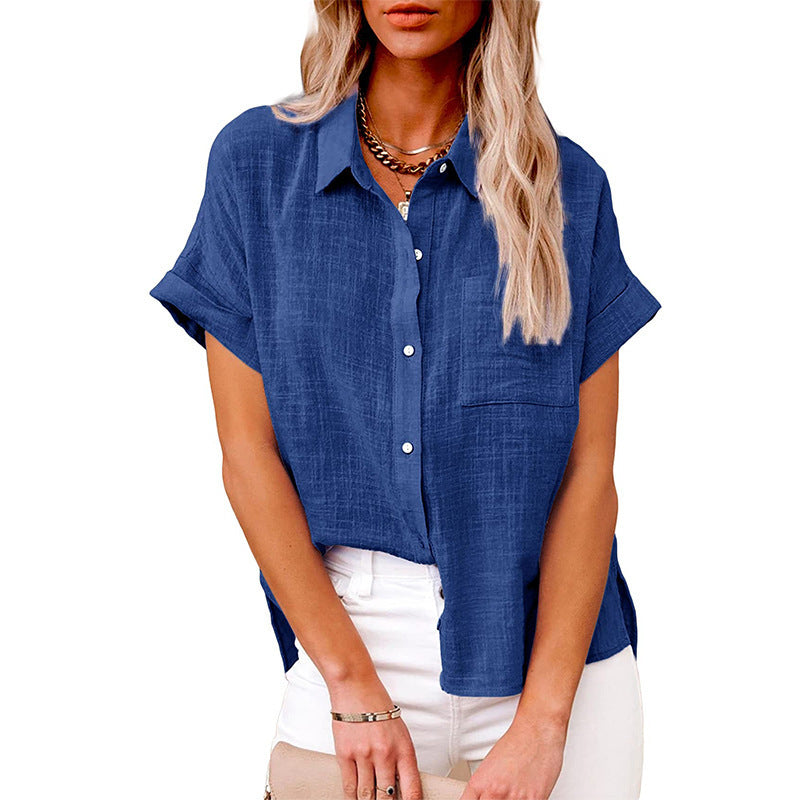 Soft Relaxed Fit Women's Button Down Shirt