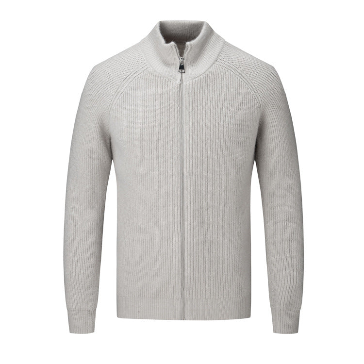 Cozy Crew Neck Knitted Cardigan Sweater
