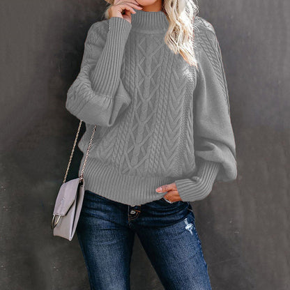 Warm Oversized Knit Women's Sweater